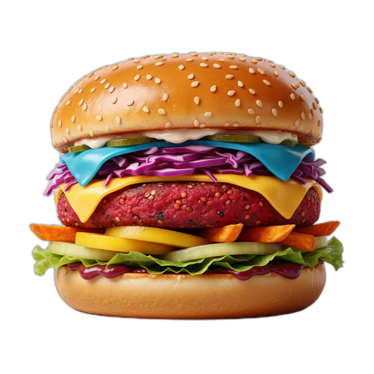 Free Download Burger Png Graphic Design Resource - High Quality Burger Png PNG Image