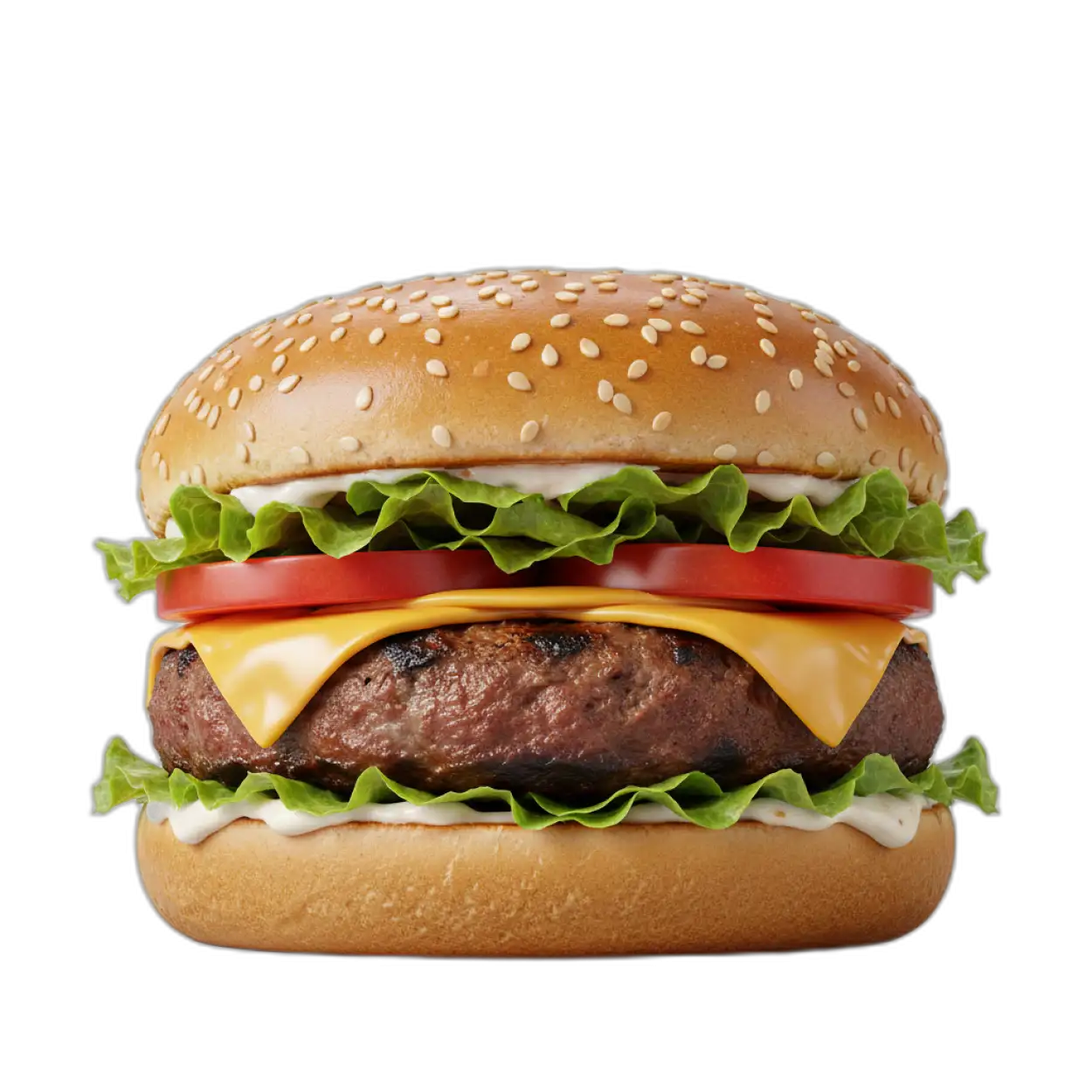 Free Download Burger Png Isolated On Transparent - High Quality Burger Png PNG Image