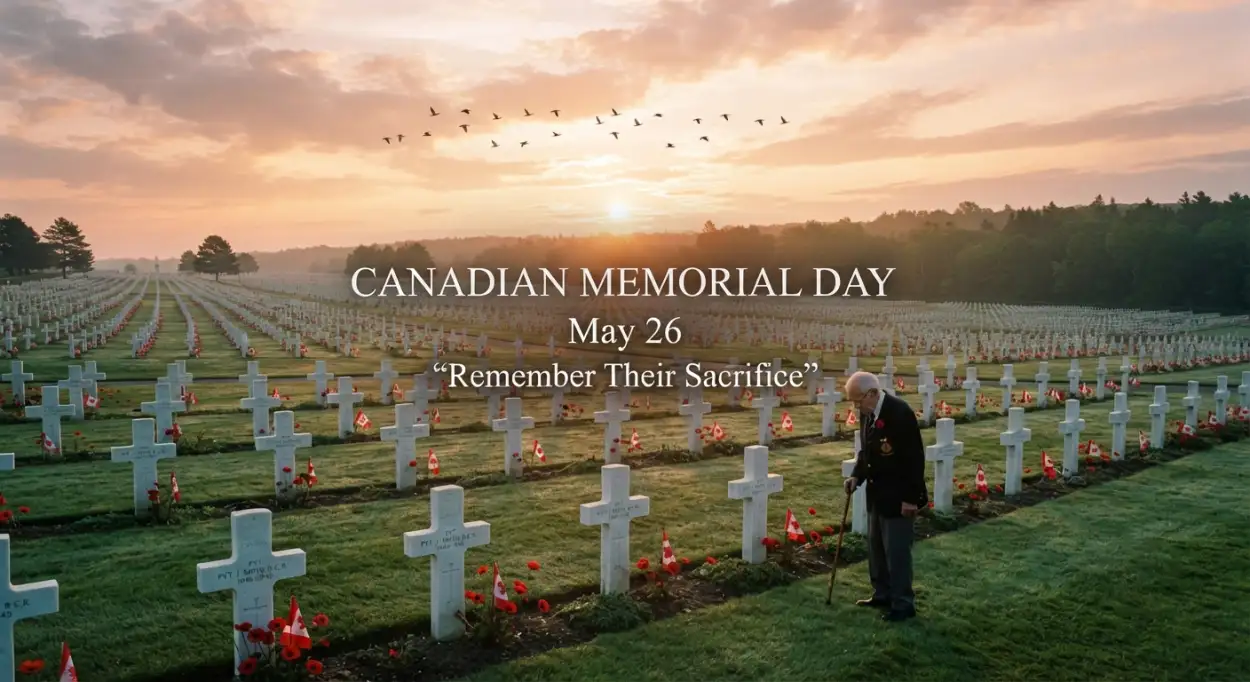 Free Download Canadian Memorial Day Digital Card - High Quality Canadian Memorial Day Image