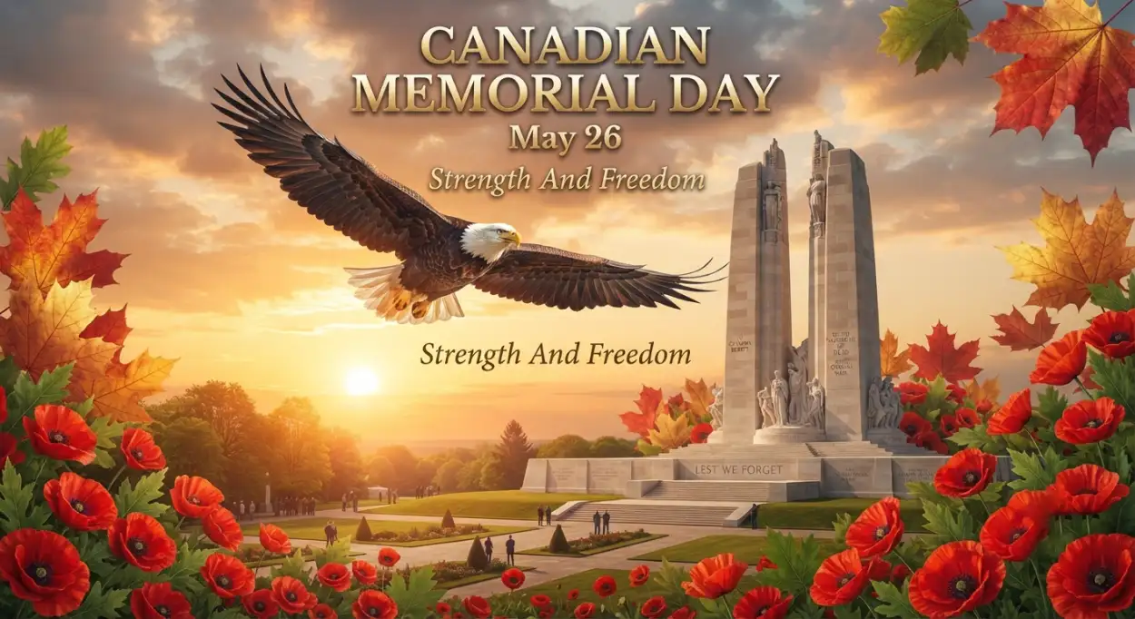 Free Download Canadian Memorial Day Greeting Card - High Quality Canadian Memorial Day Image