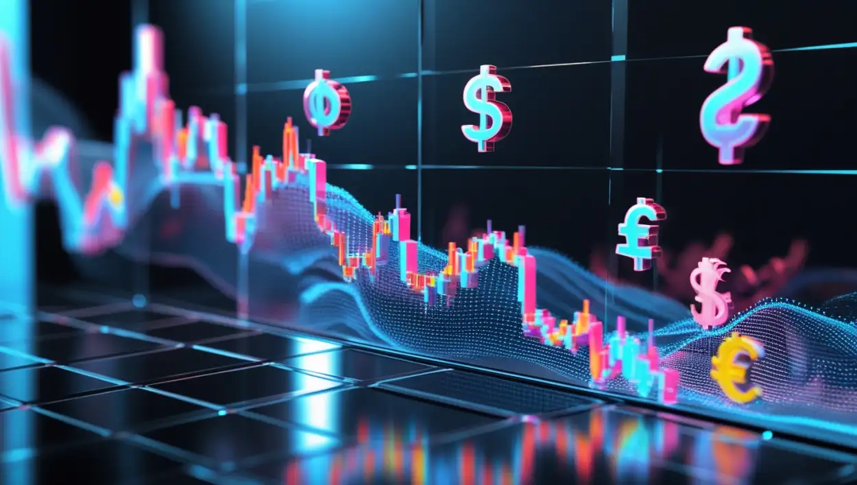 Free Download Candlestick Chart Background For Trading Design - High Quality Stock Market Background Background