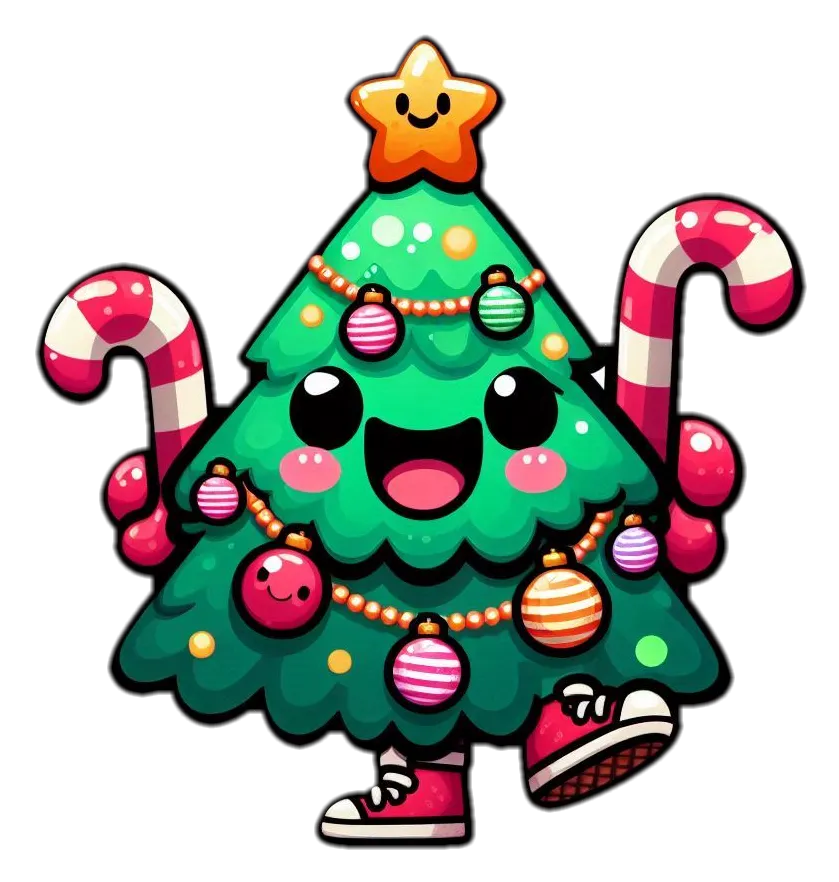 Cartoon Christmas Tree Png Illustration - Royalty Free Christmas Tree Image | Pngmagic Free Download Cartoon Christmas Tree Png Illustration - High Quality Christmas Tree PNG Image