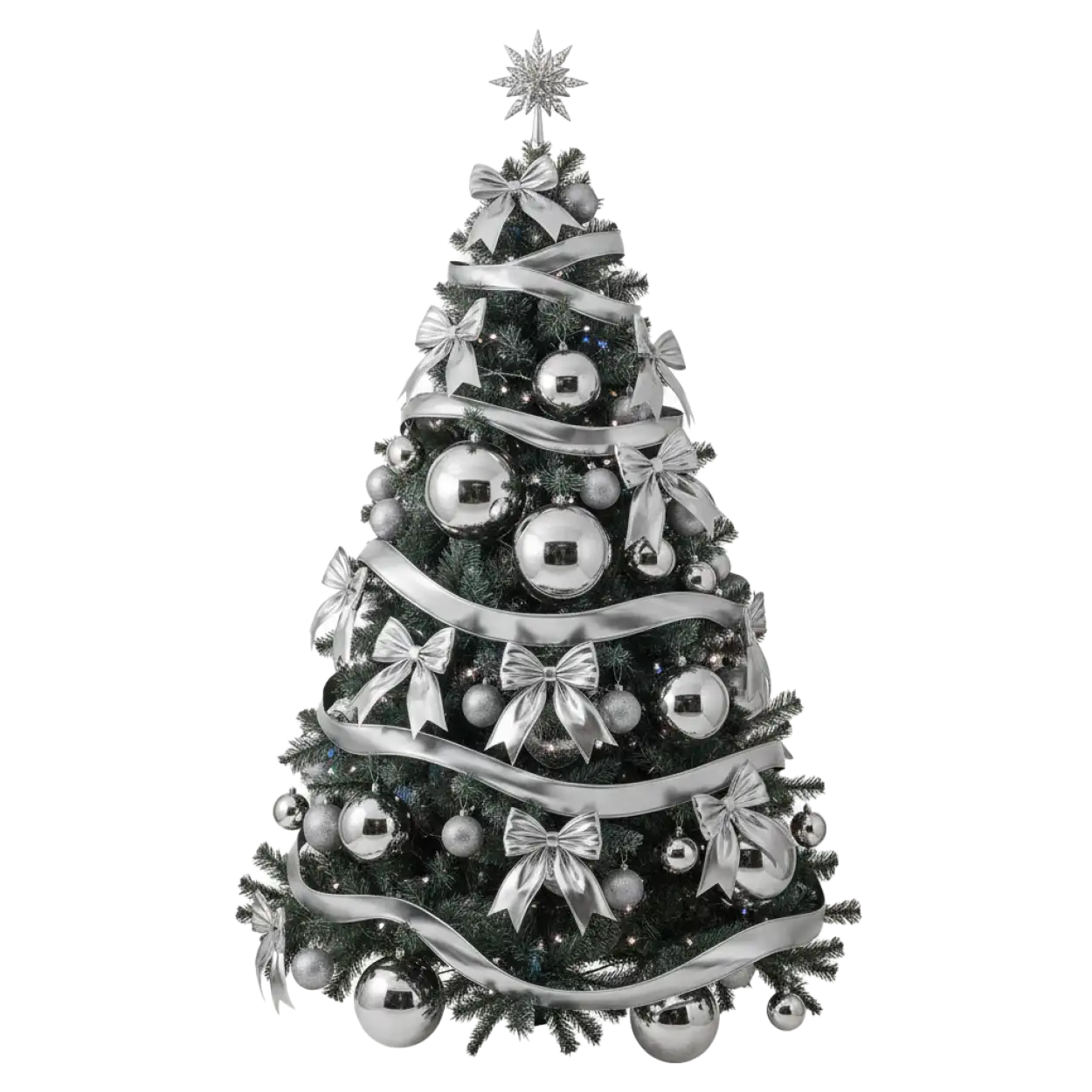 Free Download Cartoon Style Christmas Tree PNG Transparent Background - High Quality Christmas Tree PNG PNG Image
