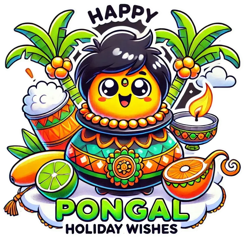 Cartoon-style Pongal Holiday Wishes Png Designs - Royalty Free Happy Pongal Holiday And Wishes PNG Image | Pngmagic Free Download Cartoon-style Pongal Holiday Wishes Png Designs - High Quality Happy Pongal Holiday And Wishes PNG PNG Image