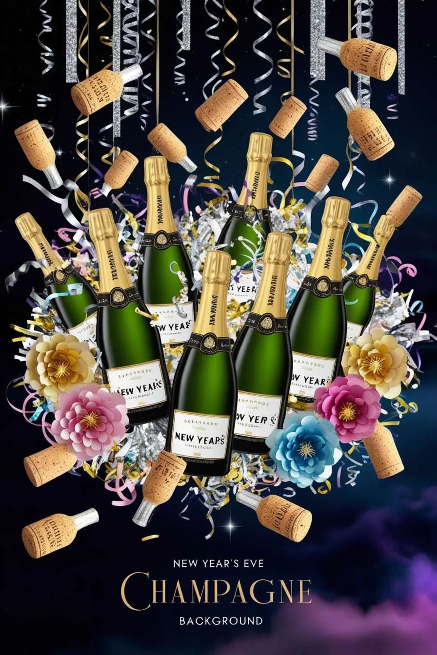 Free Download Champagne Glass Background With Golden Sparkles - High Quality Champagne Background Background