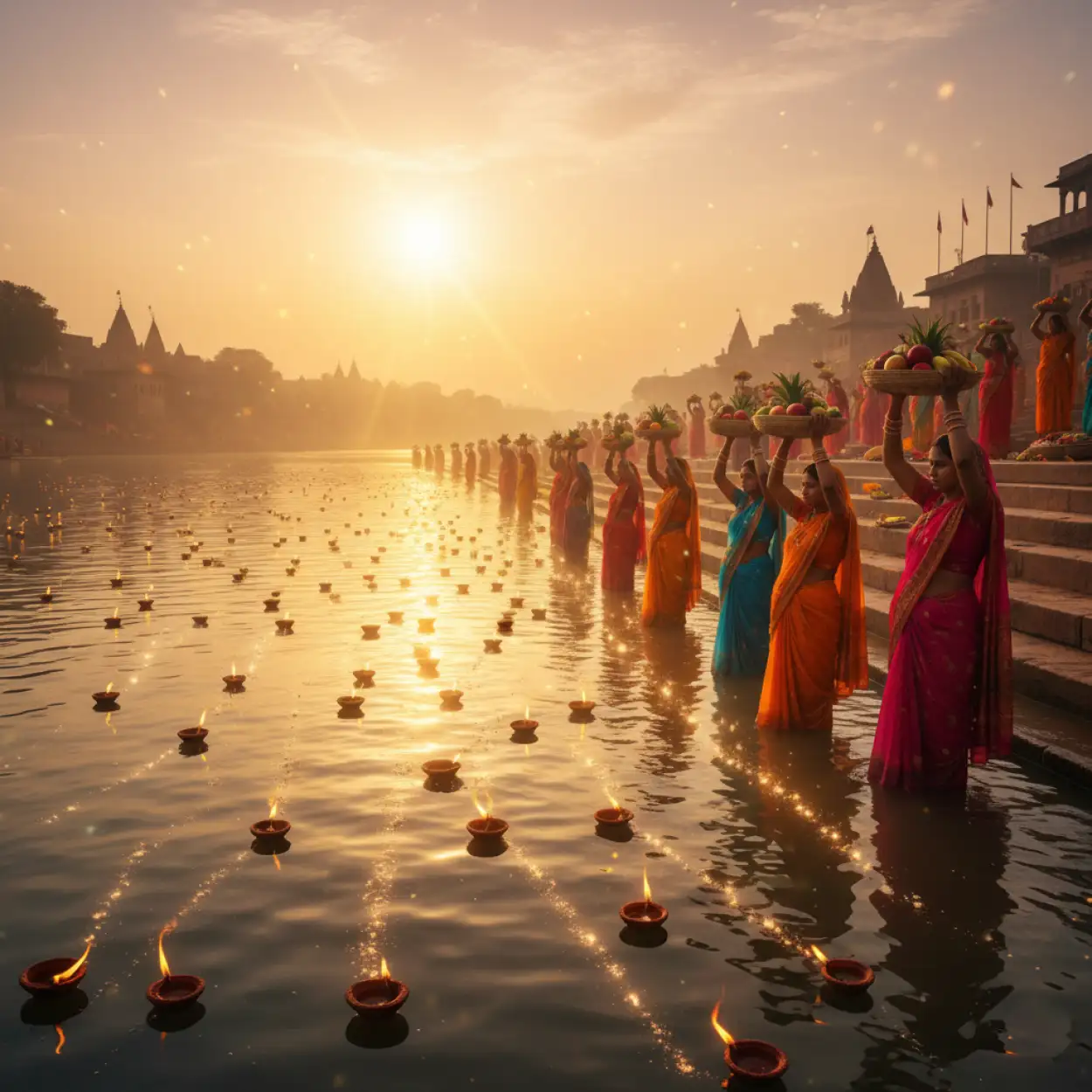 Free Download Chhath Puja Background For Youtube Thumbnail Hd - High Quality Chhath Puja Background Background Image