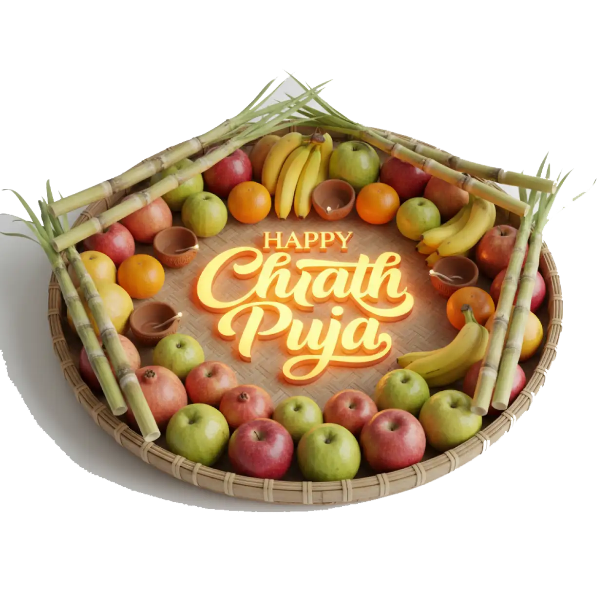 Chhath Puja Png With Bamboo Basket - Royalty Free Happy Chhath Puja Png Image | Pngmagic Free Download Chhath Puja Png With Bamboo Basket - High Quality Happy Chhath Puja Png PNG Image