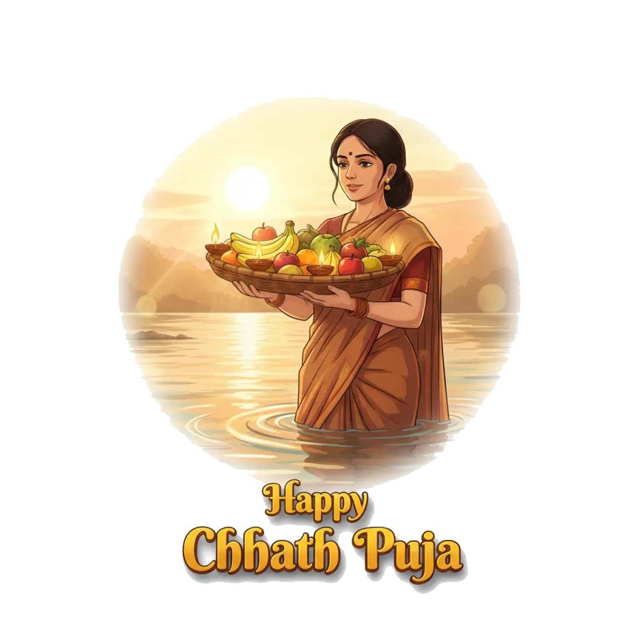Chhath Puja Transparent Background Png - Royalty Free Happy Chhath Puja Png Image | Pngmagic Free Download Chhath Puja Transparent Background Png - High Quality Happy Chhath Puja Png PNG Image