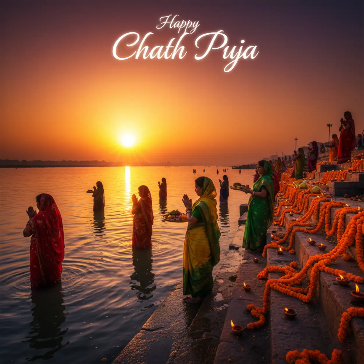 Free Download Chhath Puja Wishes For Bhakti Photo Design - High Quality Happy Chhath Puja Wishes Background