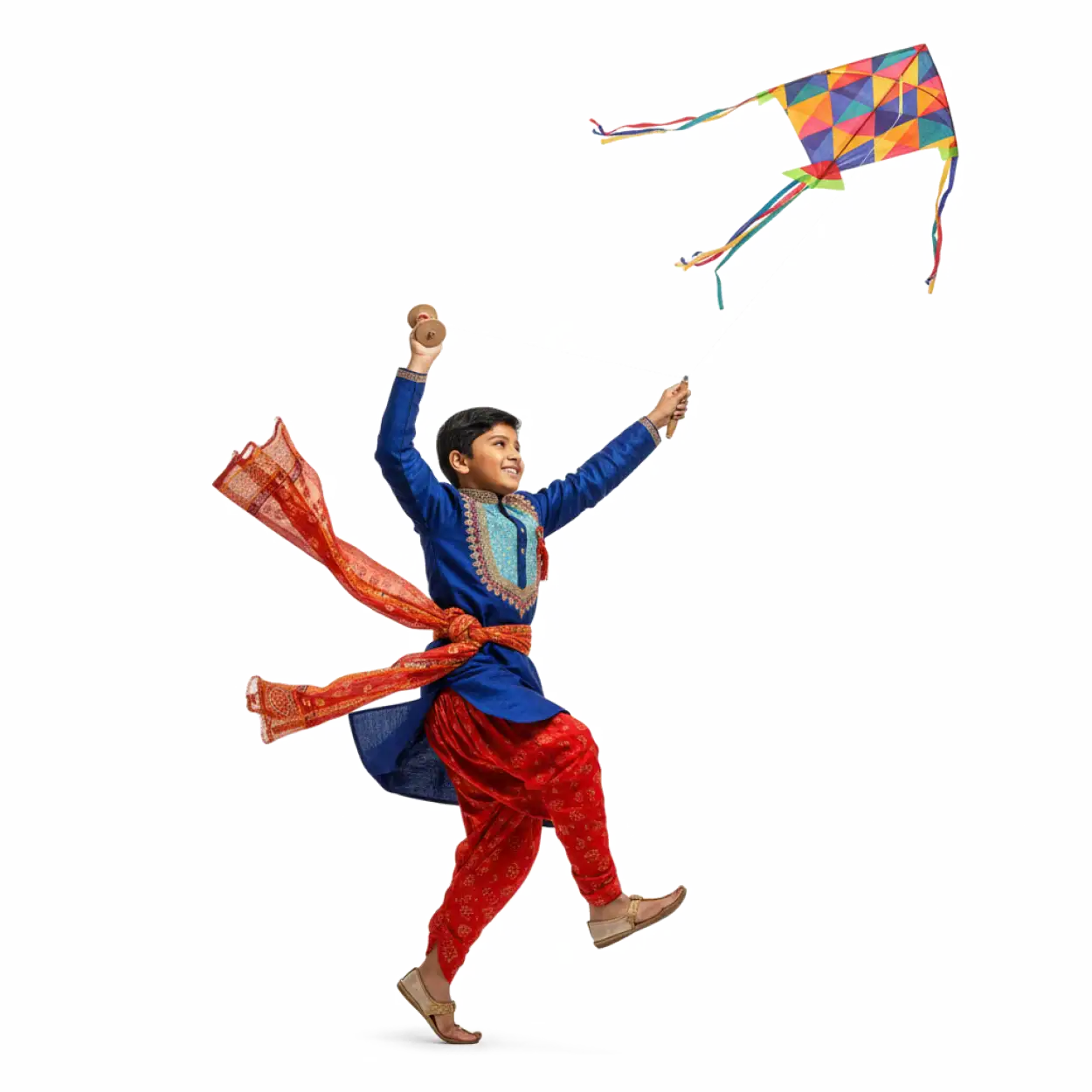 Free Download Child Jumping Kite Flying Png - High Quality Kite Flying Png Transparent PNG