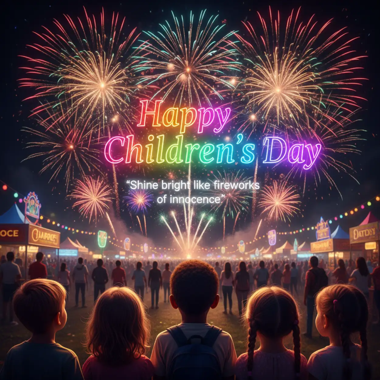 Free Download Childrens Day 2025 Quotes For Students - High Quality Happy Childrens Day Quotes Background