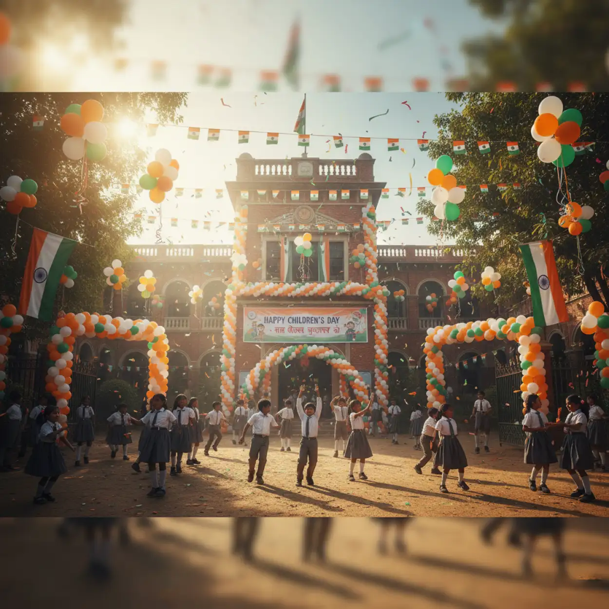 Childrens Day Background With 3d Vector Design - Royalty Free Childrens Day Background Image | Pngmagic Free Download Childrens Day Background With 3d Vector Design - High Quality Childrens Day Background Background