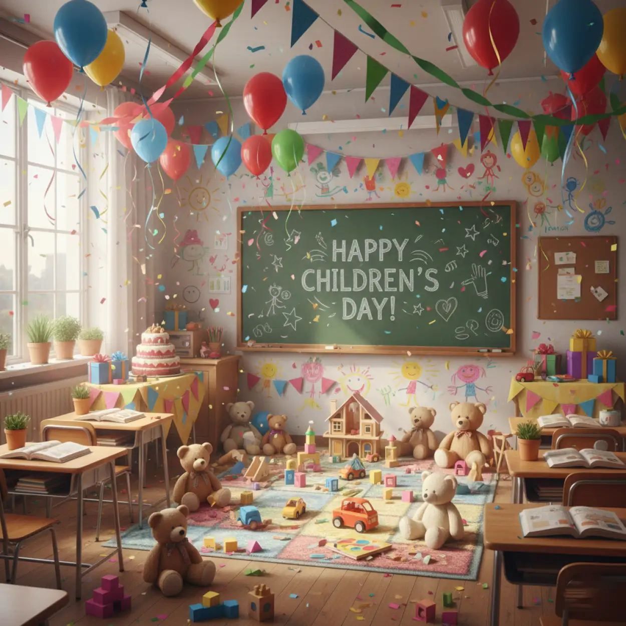 Childrens Day Background With Chalkboard Theme - Royalty Free Childrens Day Background Image | Pngmagic Free Download Childrens Day Background With Chalkboard Theme - High Quality Childrens Day Background Background