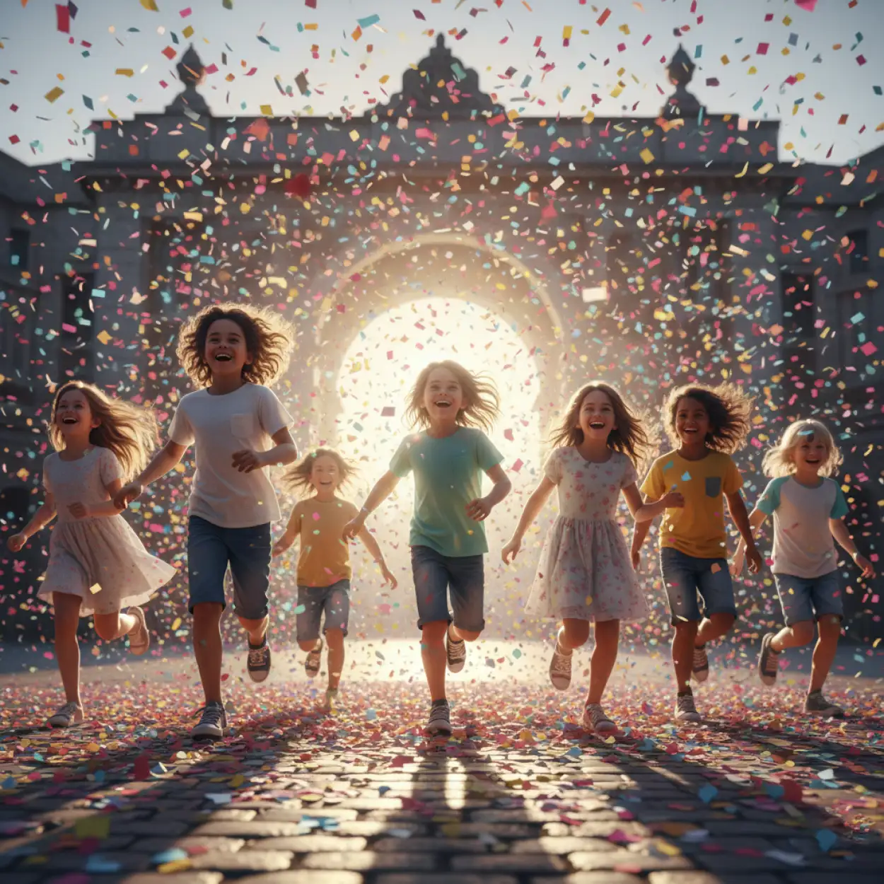 Childrens Day Background With Playground Scene - Royalty Free Childrens Day Background Image | Pngmagic Free Download Childrens Day Background With Playground Scene - High Quality Childrens Day Background Background