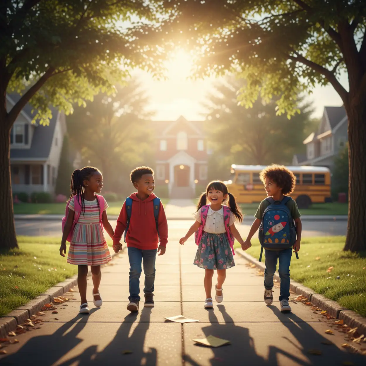 Free Download Childrens Day Background With Stars And Glitter - High Quality Childrens Day Background Background