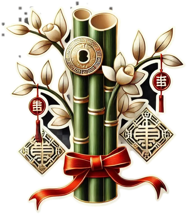 Chinese New Year Png Bamboo And Plum Blossoms - Royalty Free Inese New Year PNG Image | Pngmagic Free Download Chinese New Year Png Bamboo And Plum Blossoms - High Quality Inese New Year PNG PNG Image