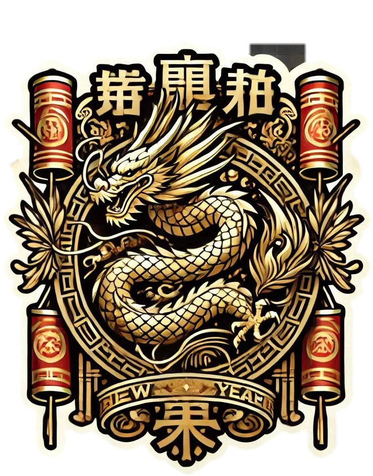 Free Download Chinese New Year Png Dragon Design - High Quality Chinese New Year PNG PNG Image