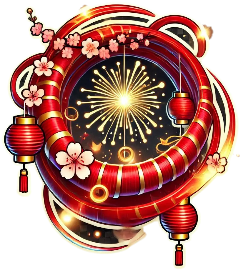 Chinese New Year Png Fireworks Background - Royalty Free Chinese New Year PNG Image | Pngmagic Free Download Chinese New Year Png Fireworks Background - High Quality Chinese New Year PNG PNG Image