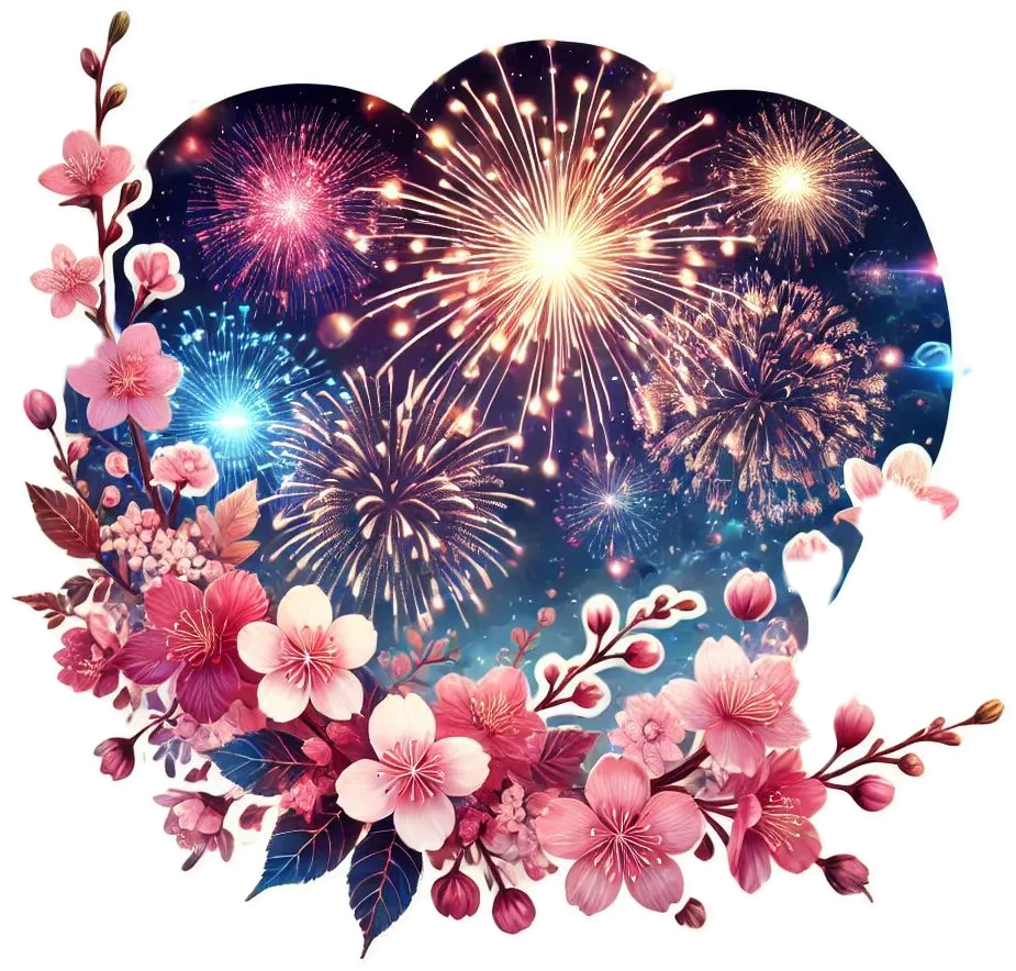 Free Download Chinese New Year Png Floral Frame Design - High Quality Chinese New Year PNG PNG Image