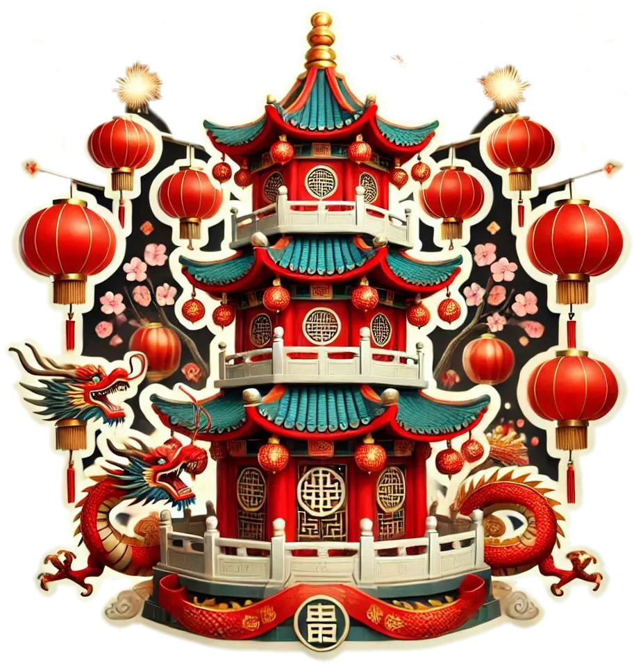 Free Download Chinese New Year Png Lantern Illustration - High Quality Chinese New Year PNG PNG Image