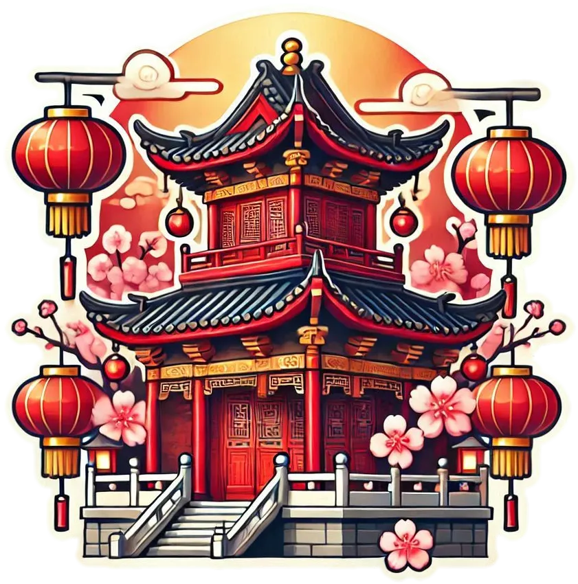 Free Download Chinese New Year Png Oriental Festival Art - High Quality Chinese New Year PNG PNG Image