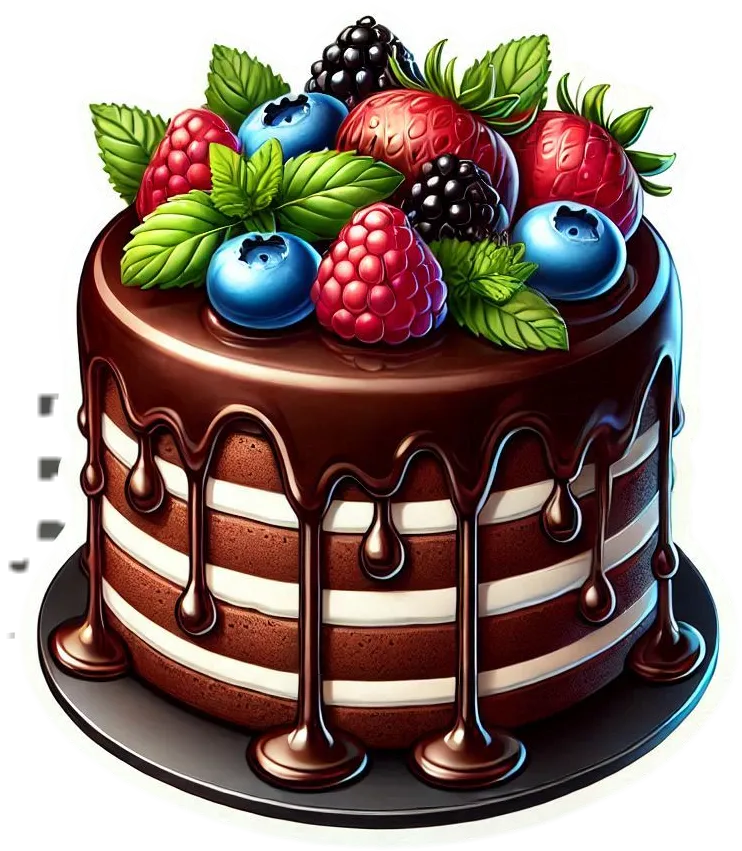 Chocolate Cake Png Transparent With Realistic Design - Royalty Free Cake Png Transparent Image | Pngmagic Free Download Chocolate Cake Png Transparent With Realistic Design - High Quality Cake Png Transparent PNG Image