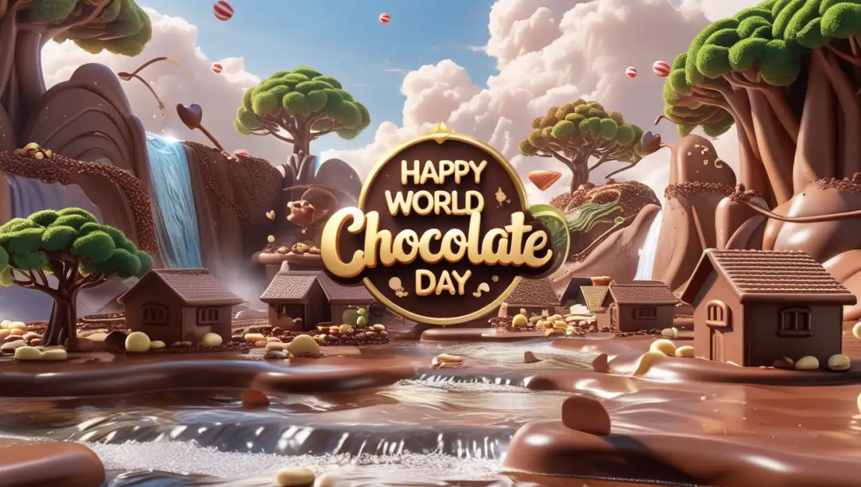 Chocolate Day Cartoon Image For Kids - Royalty Free Happy World Chocolate Day Image | Pngmagic Free Download Chocolate Day Cartoon Image For Kids - High Quality Happy World Chocolate Day Background