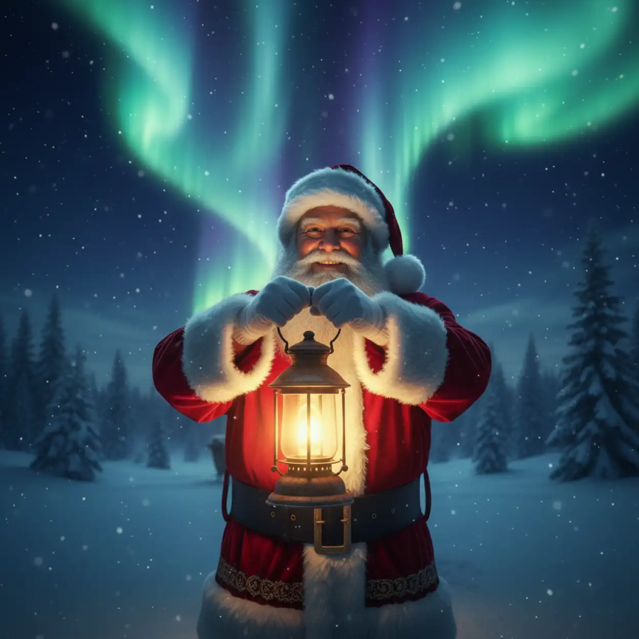 Free Download Christmas Background With Santa Claus Cozy Winter - High Quality Christmas Background With Santa Claus Background Image