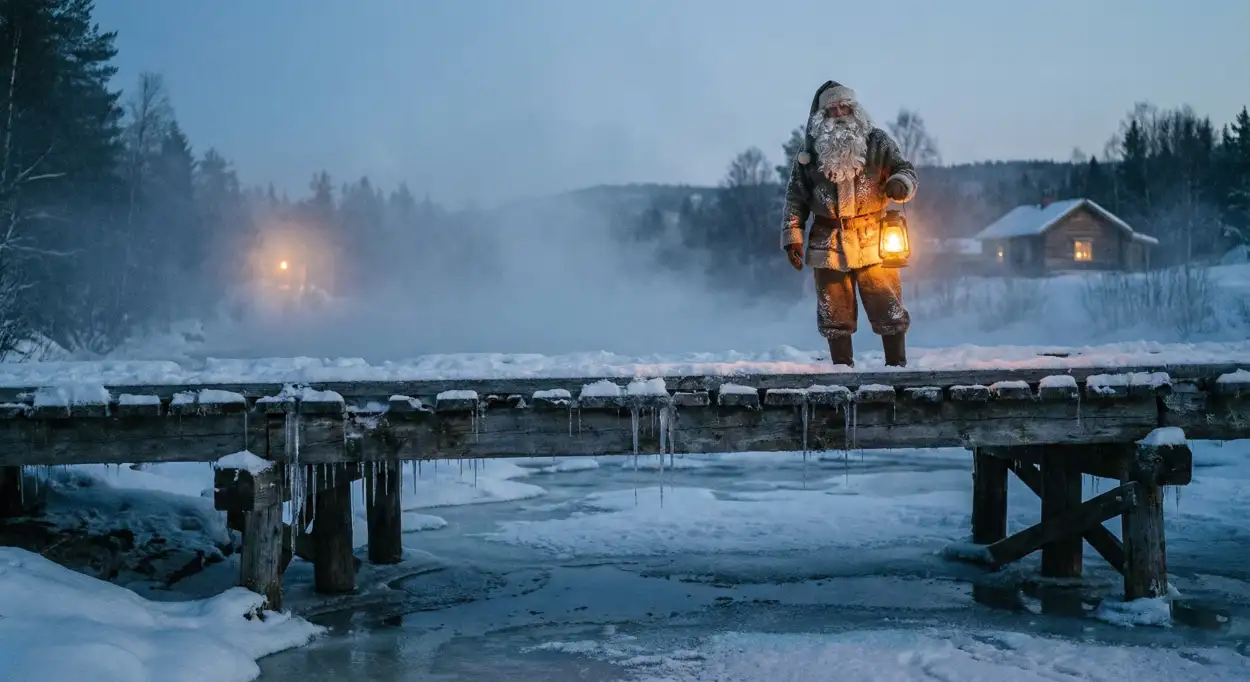 Free Download Christmas Background With Santa Claus Digital Art - High Quality Christmas Background With Santa Claus Background Image