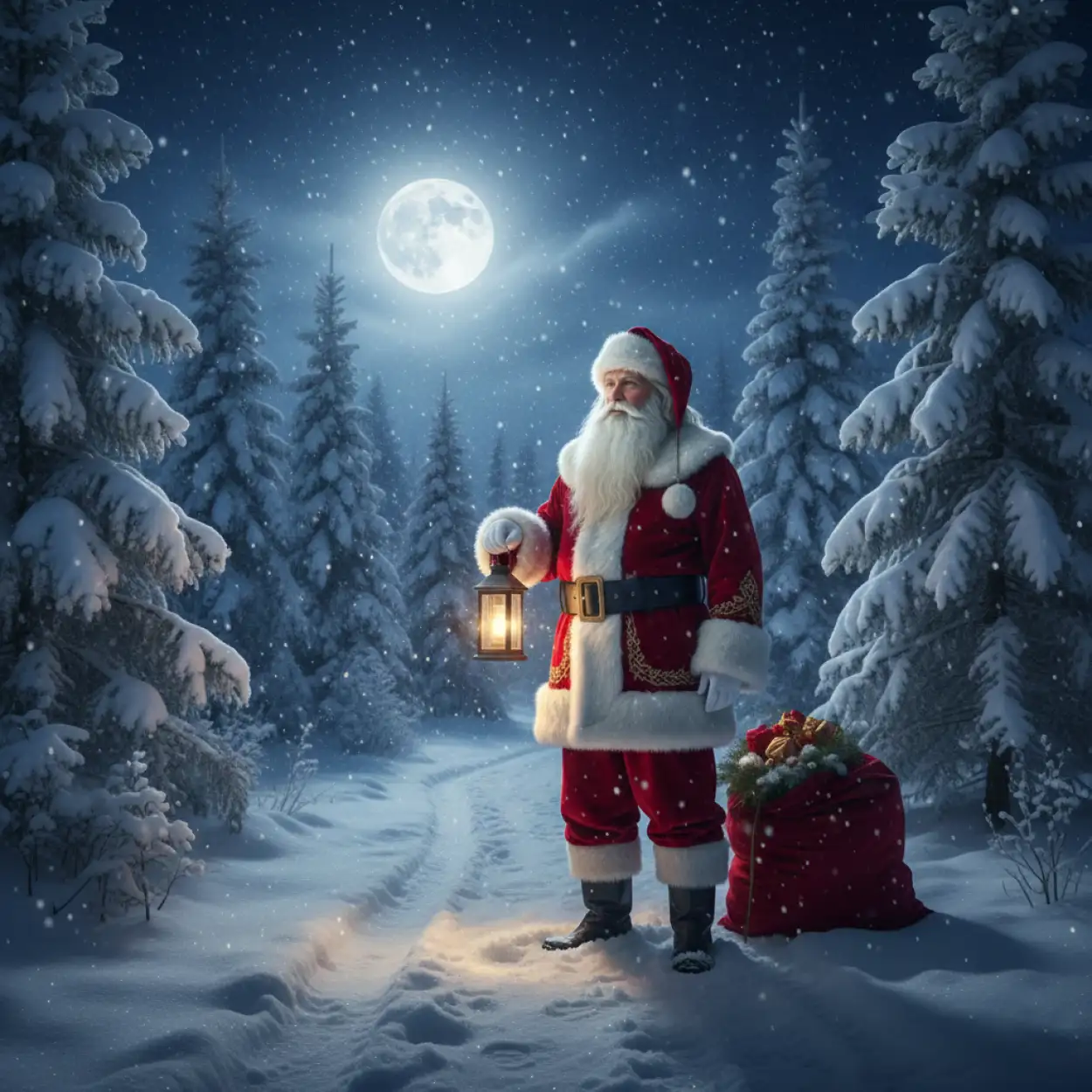 Christmas Background With Santa Claus For Social Media - Royalty Free Christmas Background With Santa Claus Image | Pngmagic Free Download Christmas Background With Santa Claus For Social Media - High Quality Christmas Background With Santa Claus Background