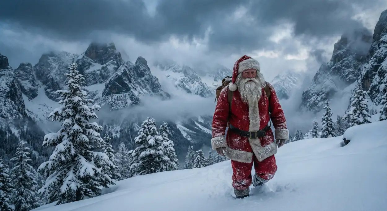 Free Download Christmas Background With Santa Claus Luxury Theme - High Quality Christmas Background With Santa Claus Background Image