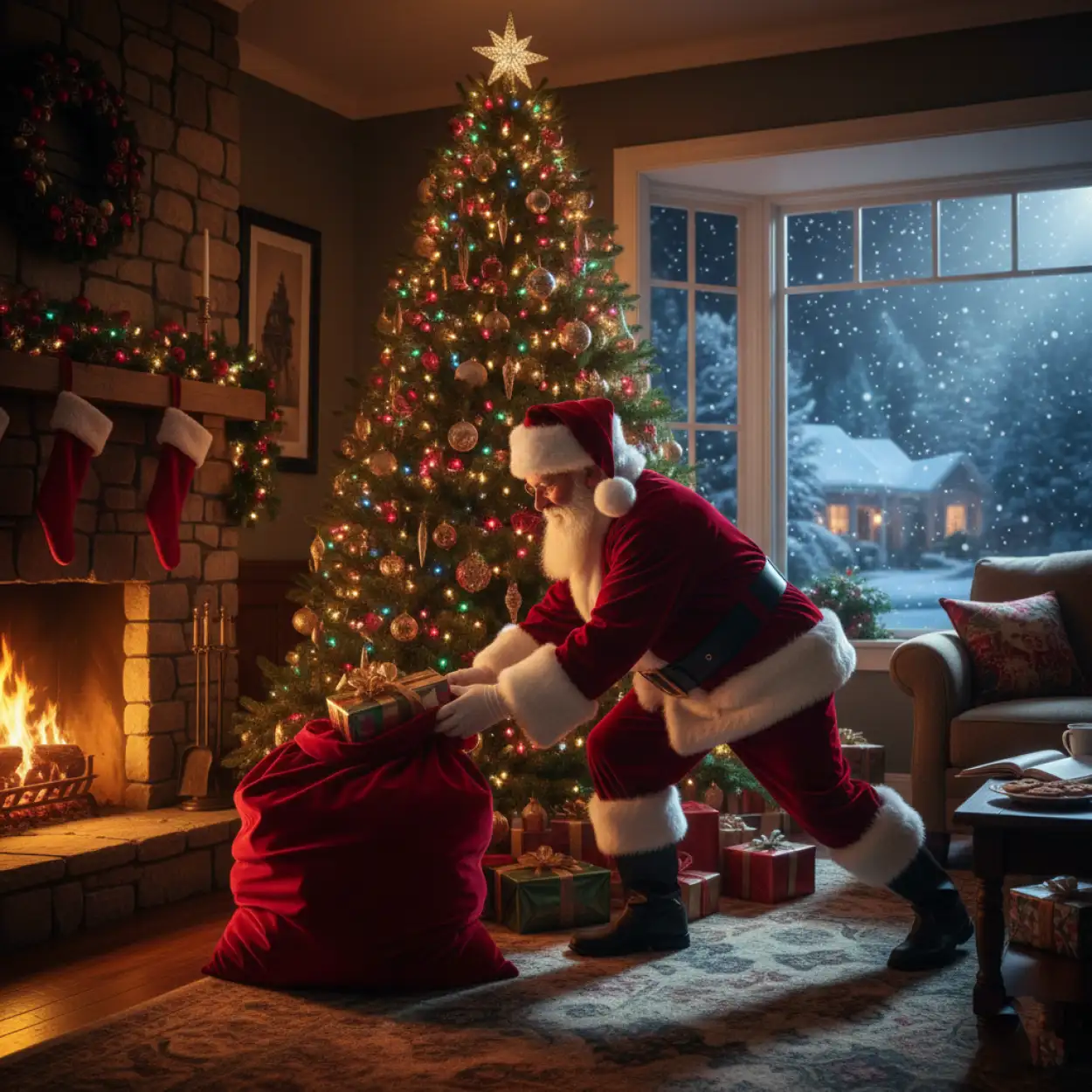 Christmas Background With Santa Claus Red Theme - Royalty Free Christmas Background With Santa Claus Image | Pngmagic Free Download Christmas Background With Santa Claus Red Theme - High Quality Christmas Background With Santa Claus Background