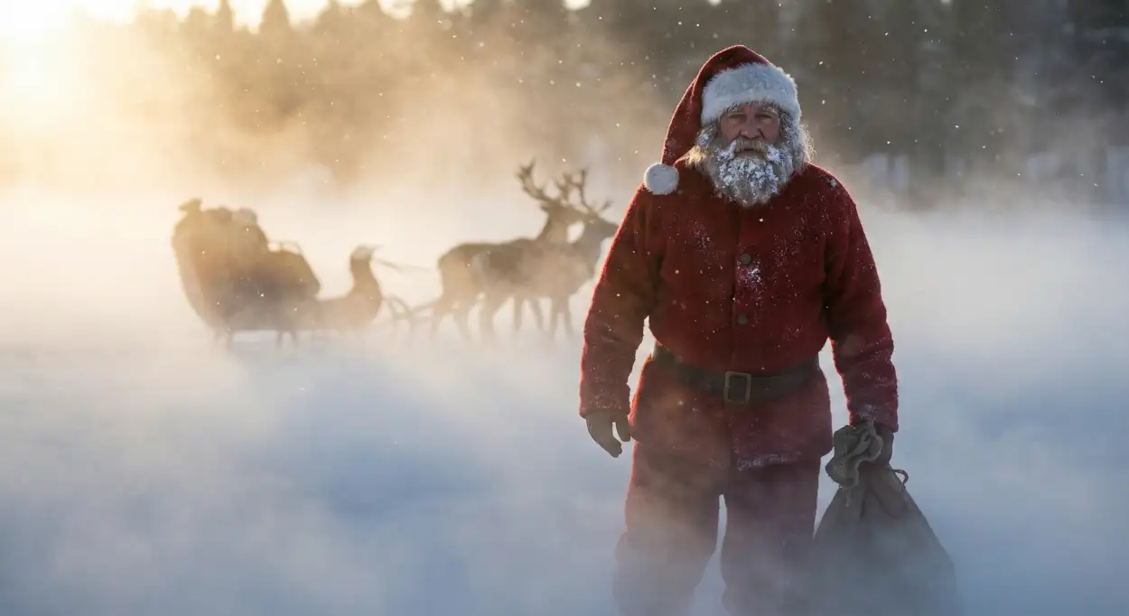 Free Download Christmas Background With Santa Claus Vertical - High Quality Hristmas Background With Santa Claus Background