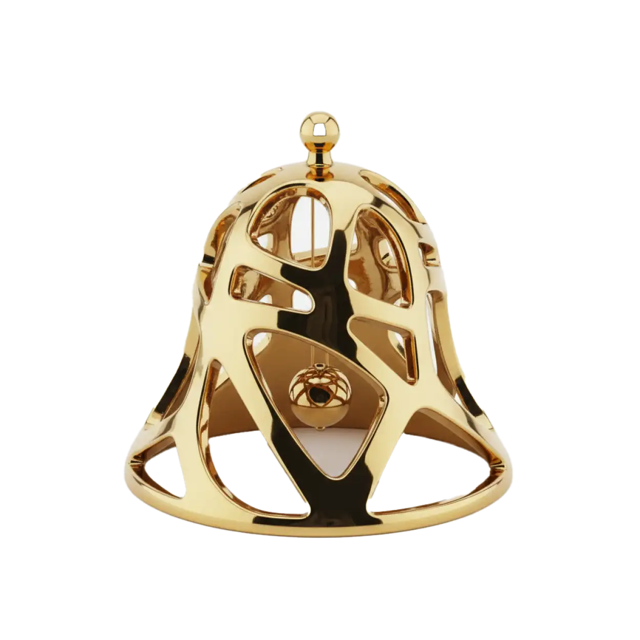 Free Download Christmas Bell Decoration Png No Shadow - High Quality Christmas Bell Png PNG Image