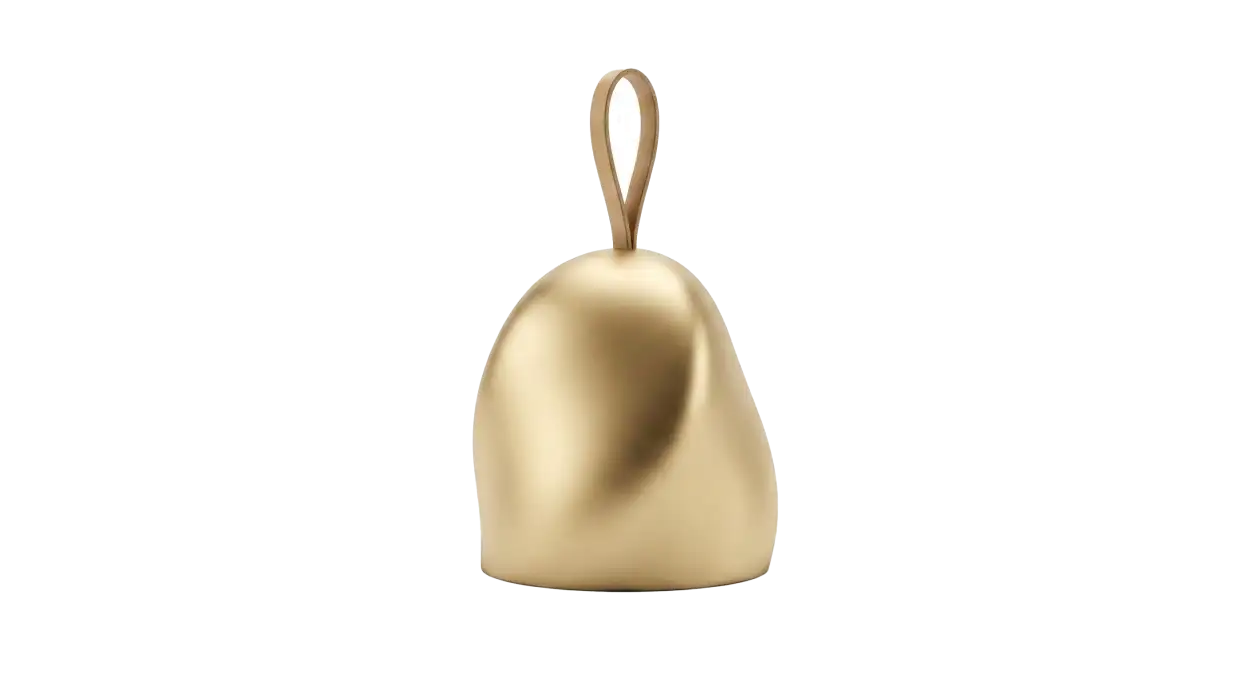 Free Download Christmas Bell Ornament Png Clean Background - High Quality Christmas Bell Png PNG Image