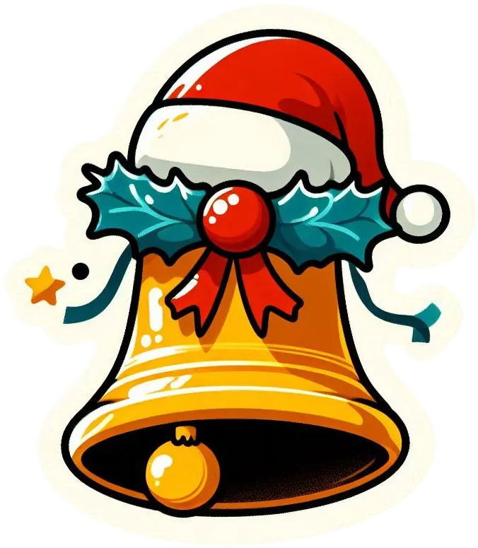 Christmas Bell Png Free For Commercial Use - Royalty Free Christmas Bell Image | Pngmagic Free Download Christmas Bell Png Free For Commercial Use - High Quality Christmas Bell PNG Image