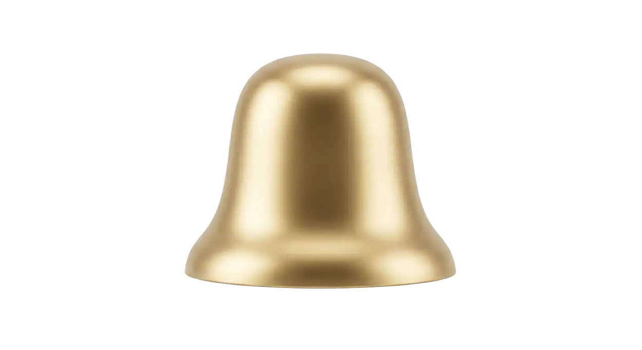 Free Download Christmas Bell Png With Bow Transparent - High Quality Christmas Bell Png PNG Image