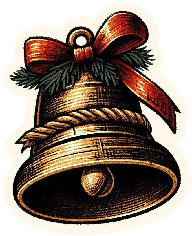 Christmas Bell Png With Festive Colors - Royalty Free Christmas Bell Image | Pngmagic Free Download Christmas Bell Png With Festive Colors - High Quality Christmas Bell PNG Image