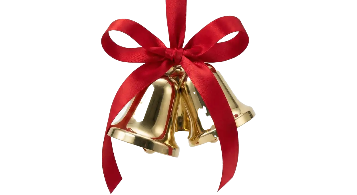 Free Download Christmas Bell Png Transparent For Social Media - High Quality Christmas Bell Png Transparent PNG