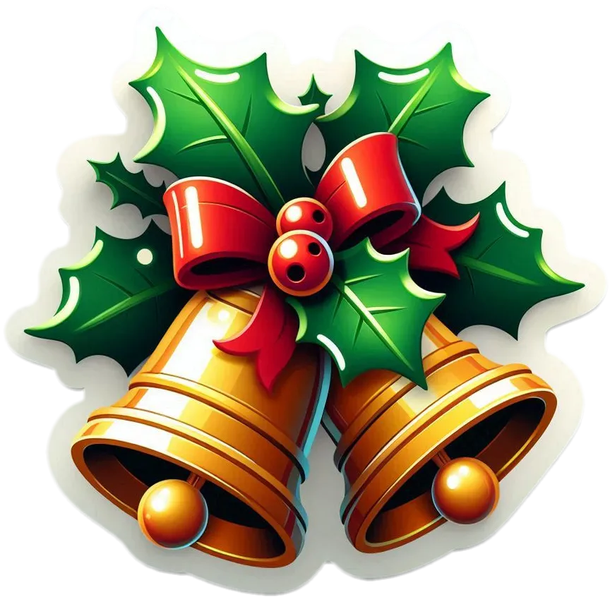 Christmas Bells And Holly Png - Royalty Free Christmas Bell Image | Pngmagic Free Download Christmas Bells And Holly Png - High Quality Christmas Bell PNG Image