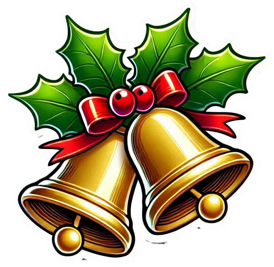 Free Download Christmas Bells Clipart Png - High Quality Christmas Bell PNG Image