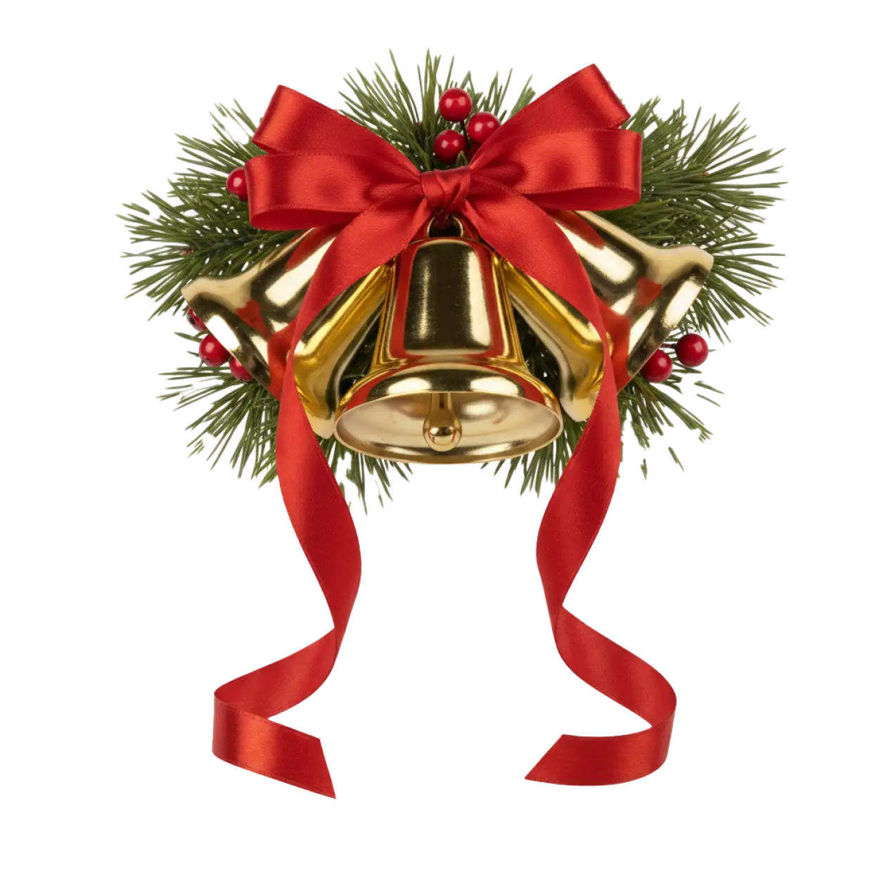 Free Download Christmas Bells Png Border Design - High Quality Christmas Bells Png PNG Image