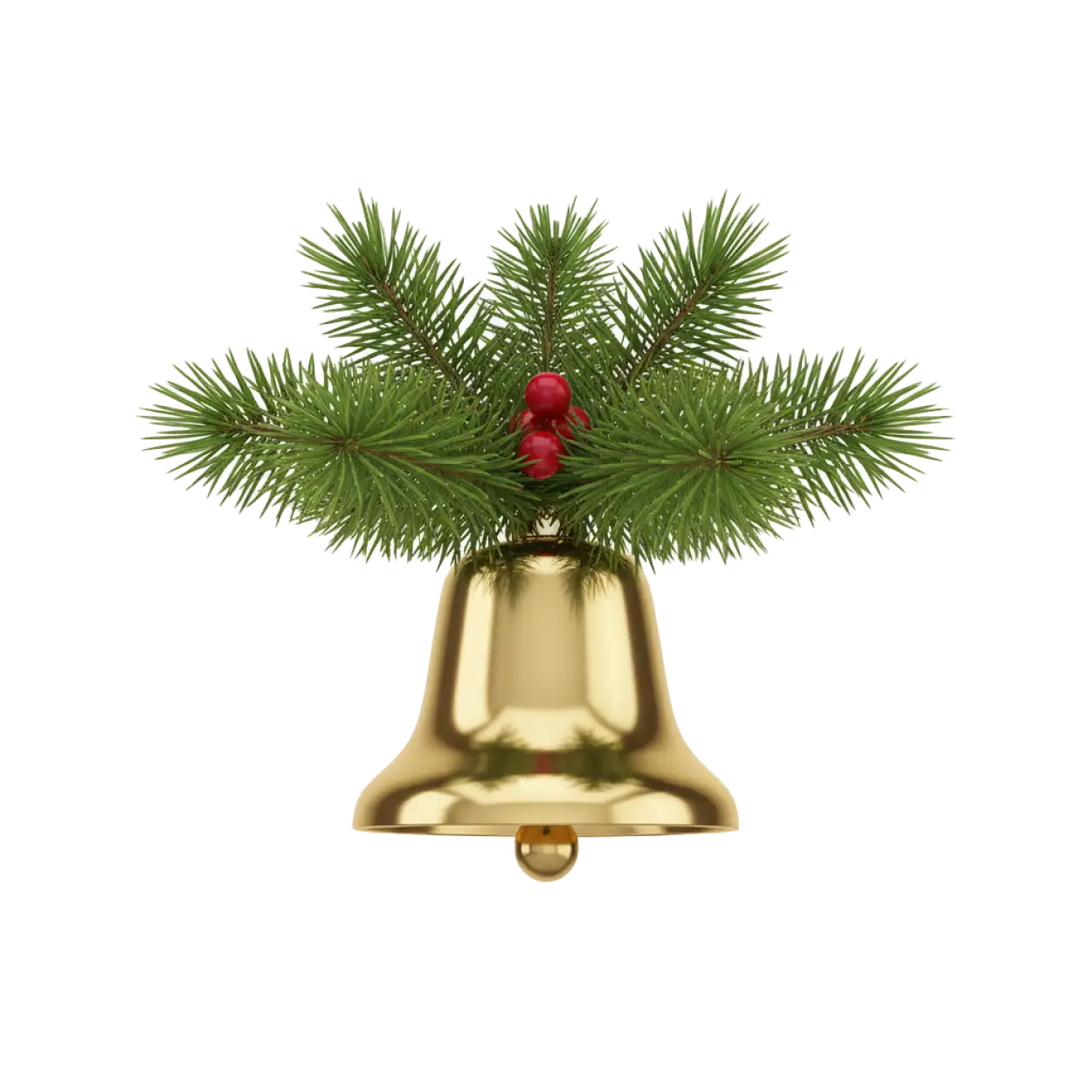 Free Download Christmas Bells Png For Banner Design - High Quality Christmas Bells Png PNG Image