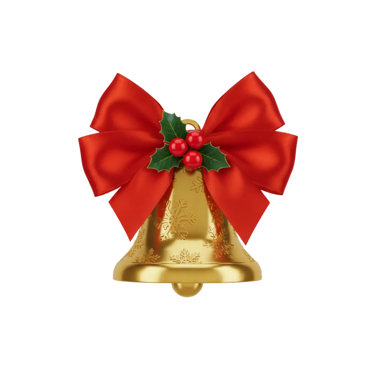 Free Download Christmas Bells Png Without Ribbon - High Quality Christmas Bells Png PNG Image