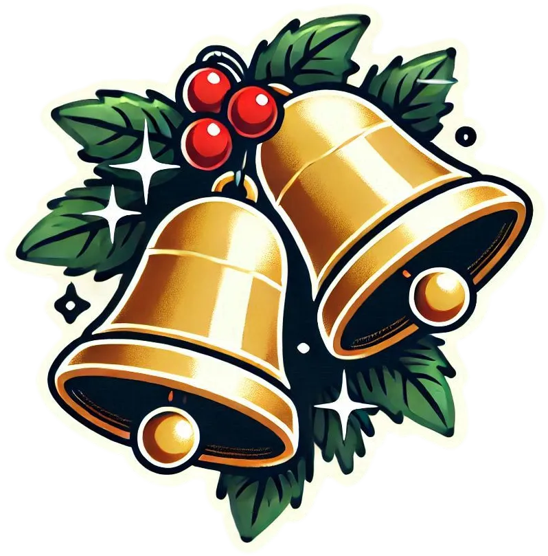 Free Download Christmas Jingle Bells Png - High Quality Christmas Bell PNG Image