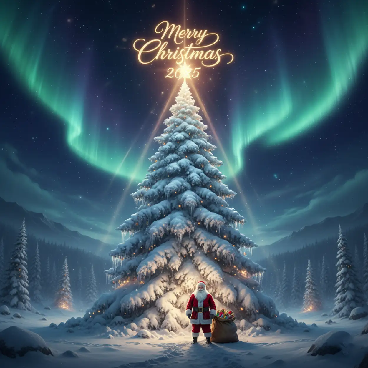 Free Download Christmas Night Wishes 2025 - High Quality Merry Christmas Wishes 2025 Background