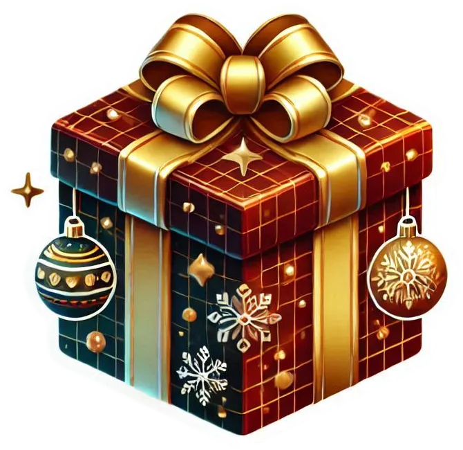 Christmas-themed Gift Box Png For Download - Royalty Free Gift Box Image | Pngmagic Free Download Christmas-themed Gift Box Png For Download - High Quality Gift Box PNG Image