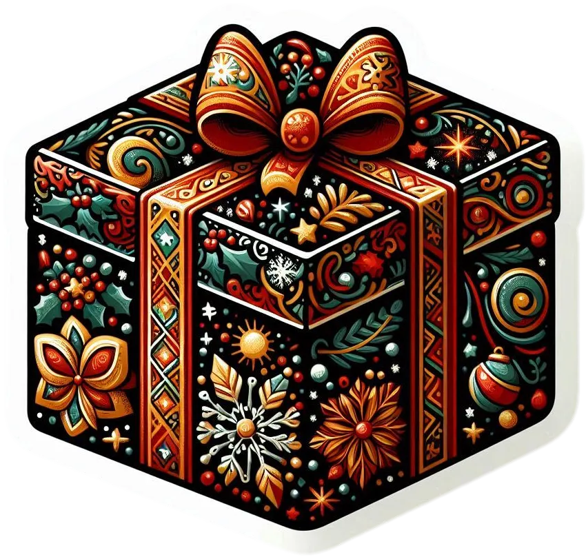 Free Download Christmas-themed Gift Box Png Image Free - High Quality Gift Box PNG Image