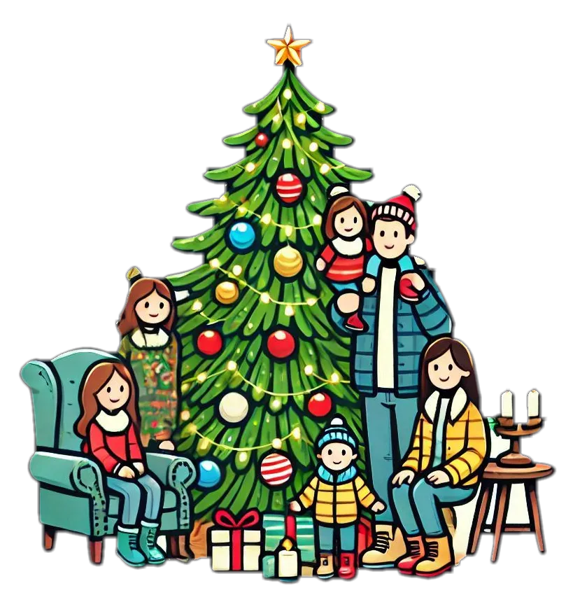 Free Download Christmas Tree Png For Family Photos - High Quality Christmas Tree PNG Image