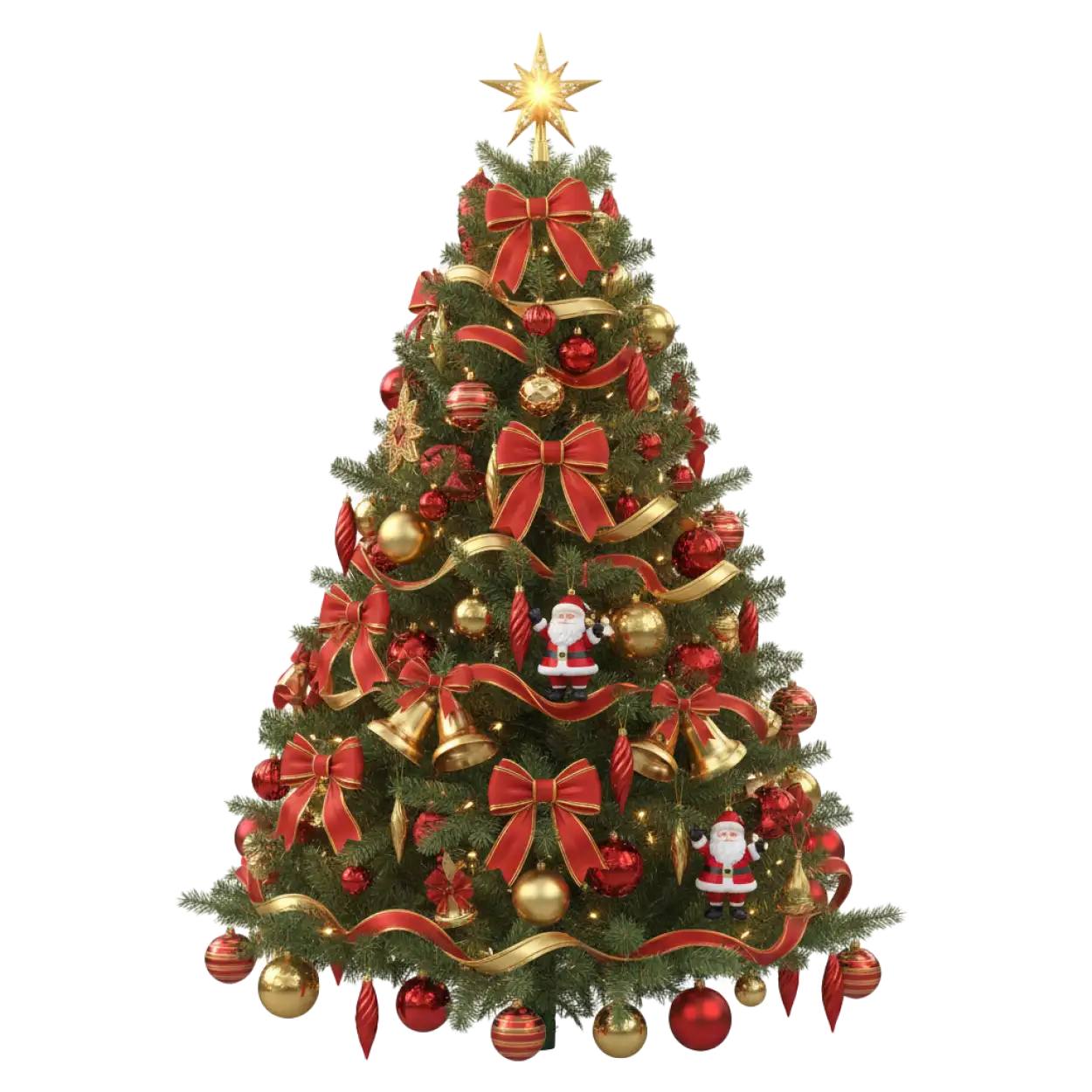 Free Download Christmas Tree PNG With Star Topper - High Quality Christmas Tree PNG Transparent PNG